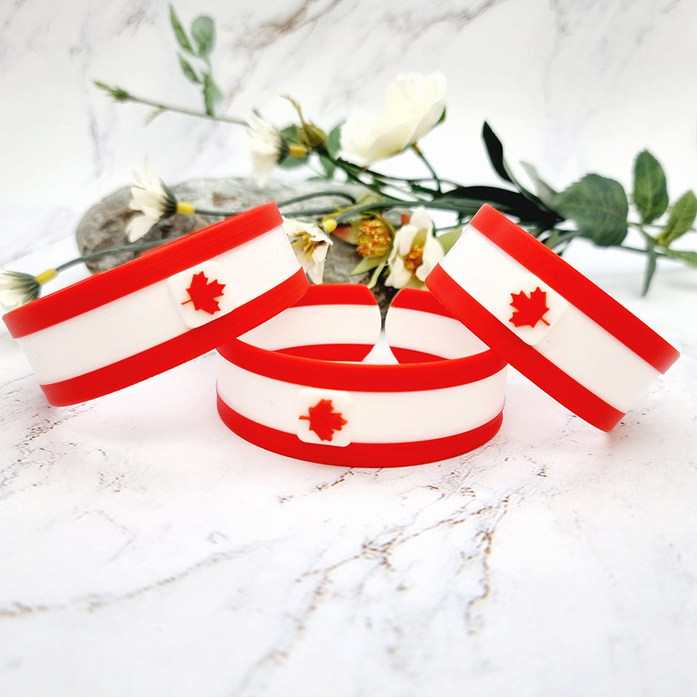 Duksel Design 3D printed Canada flag bracelet