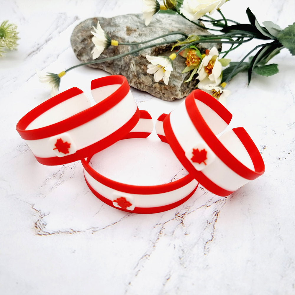Duksel Design 3D printed Canada flag bracelet