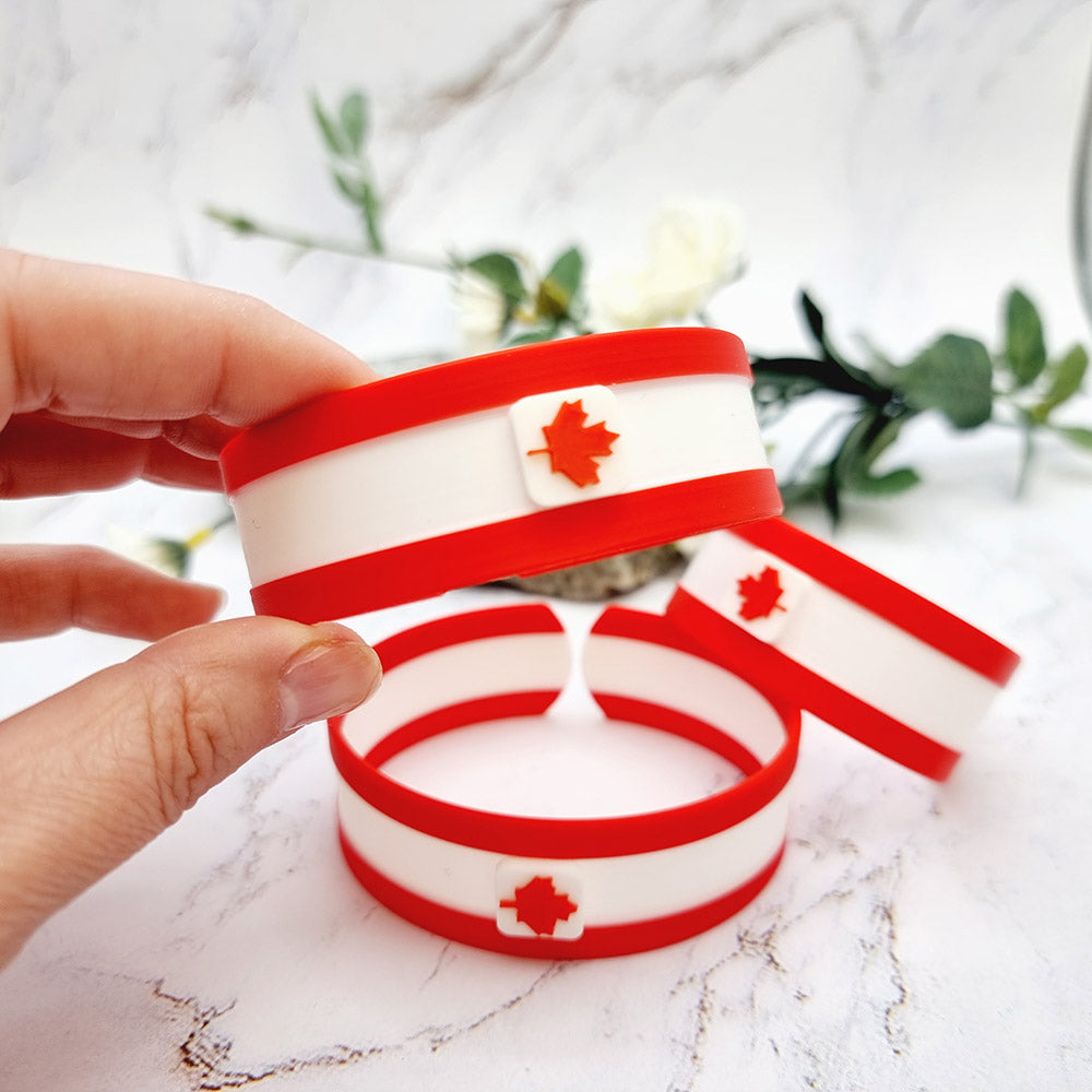 Duksel Design 3D printed Canada flag bracelet