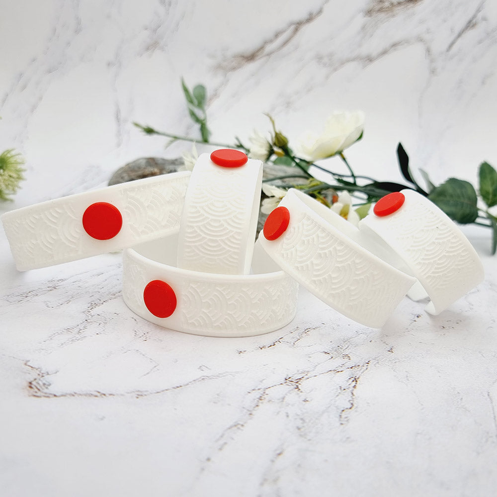 Duksel Design 3D printed Japan flag bracelet