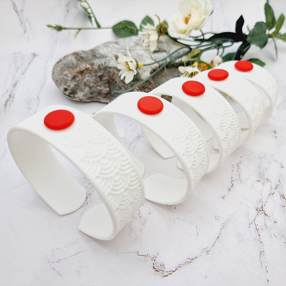 Duksel Design 3D printed Japan flag bracelet
