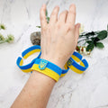 Duksel Design 3D printed Ukraine flag bracelet