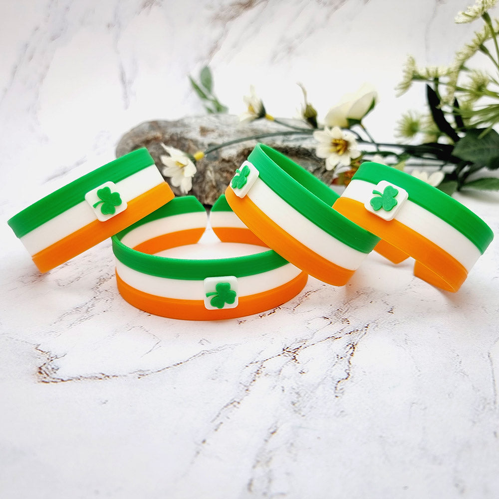 Duksel Design 3D printed Ireland flag bracelet