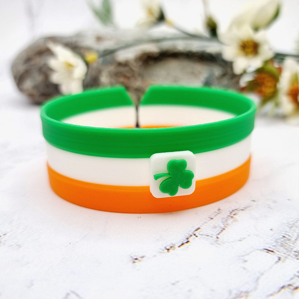 Duksel Design 3D printed Ireland flag bracelet