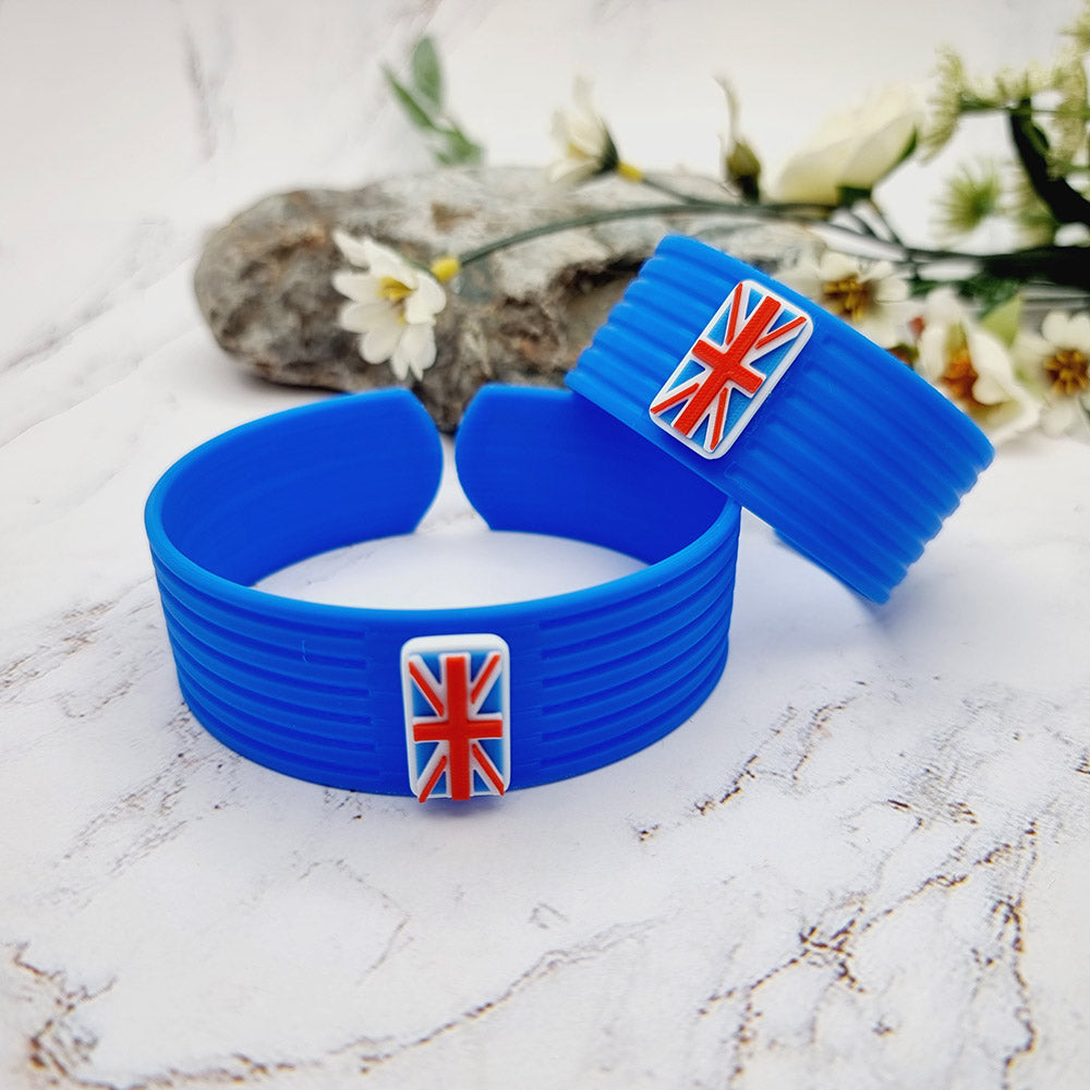 Duksel Design 3D printed United Kingdom flag bracelet