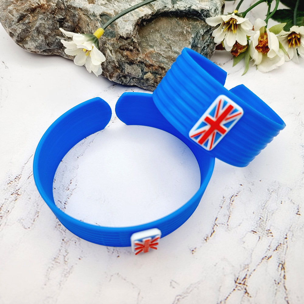 Duksel Design 3D printed United Kingdom flag bracelet