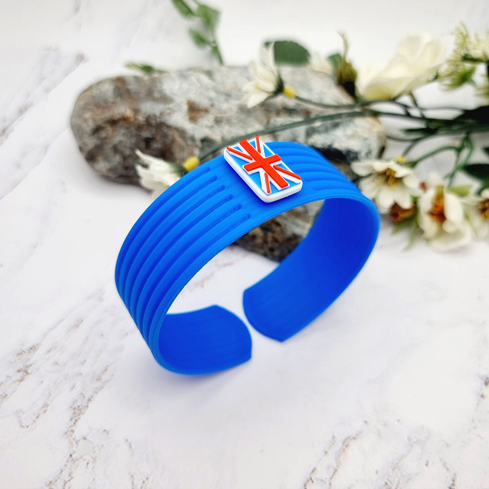 Duksel Design 3D printed United Kingdom flag bracelet