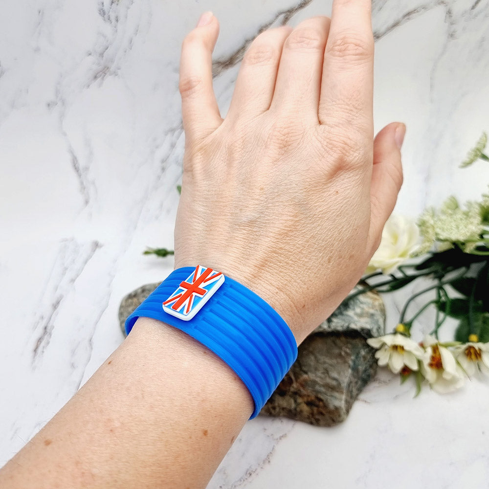 Duksel Design 3D printed United Kingdom flag bracelet