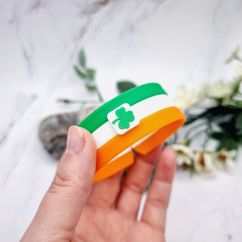 Duksel Design 3D printed Ireland flag bracelet