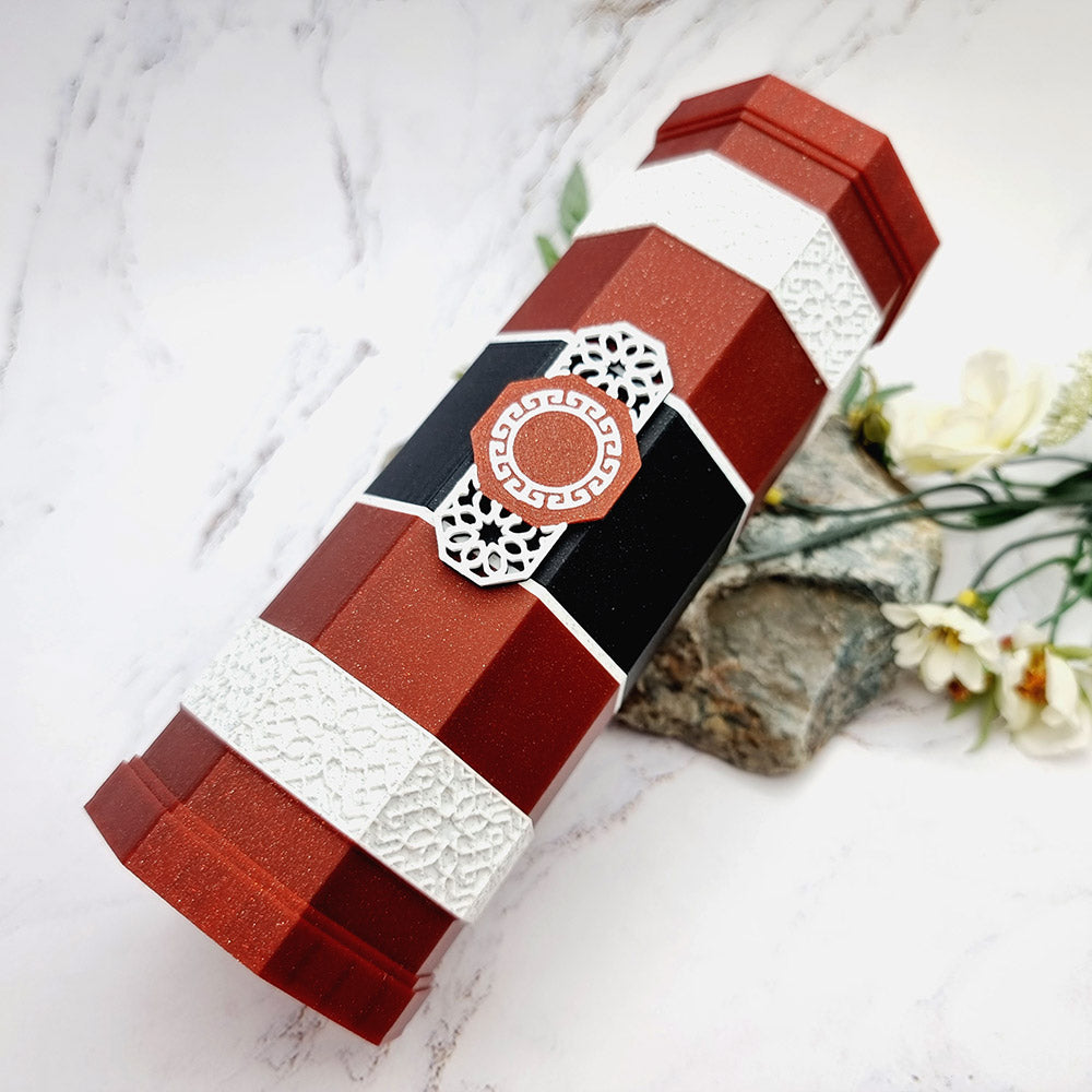 Ancient Scroll 3D printed pencil case large by Duksel Design
