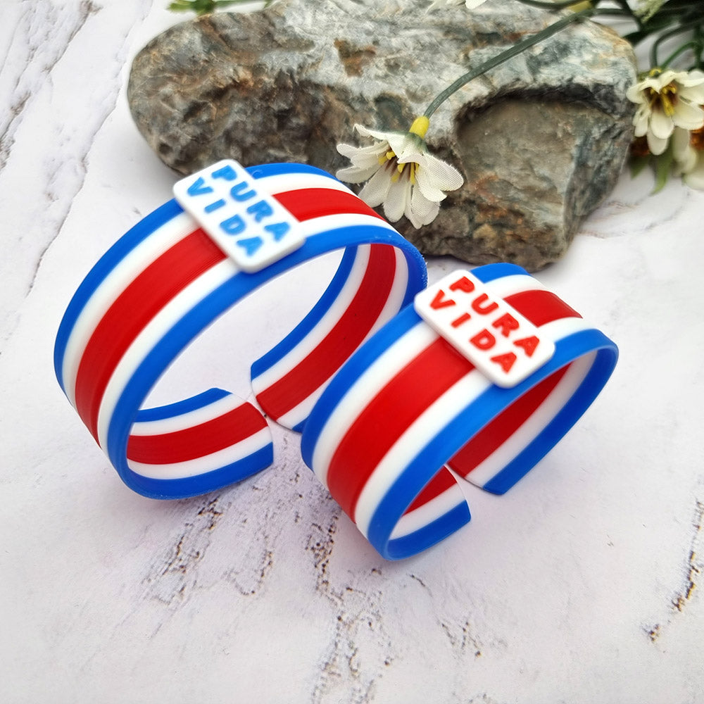 Duksel Design 3D printed Costa Rica flag bracelet