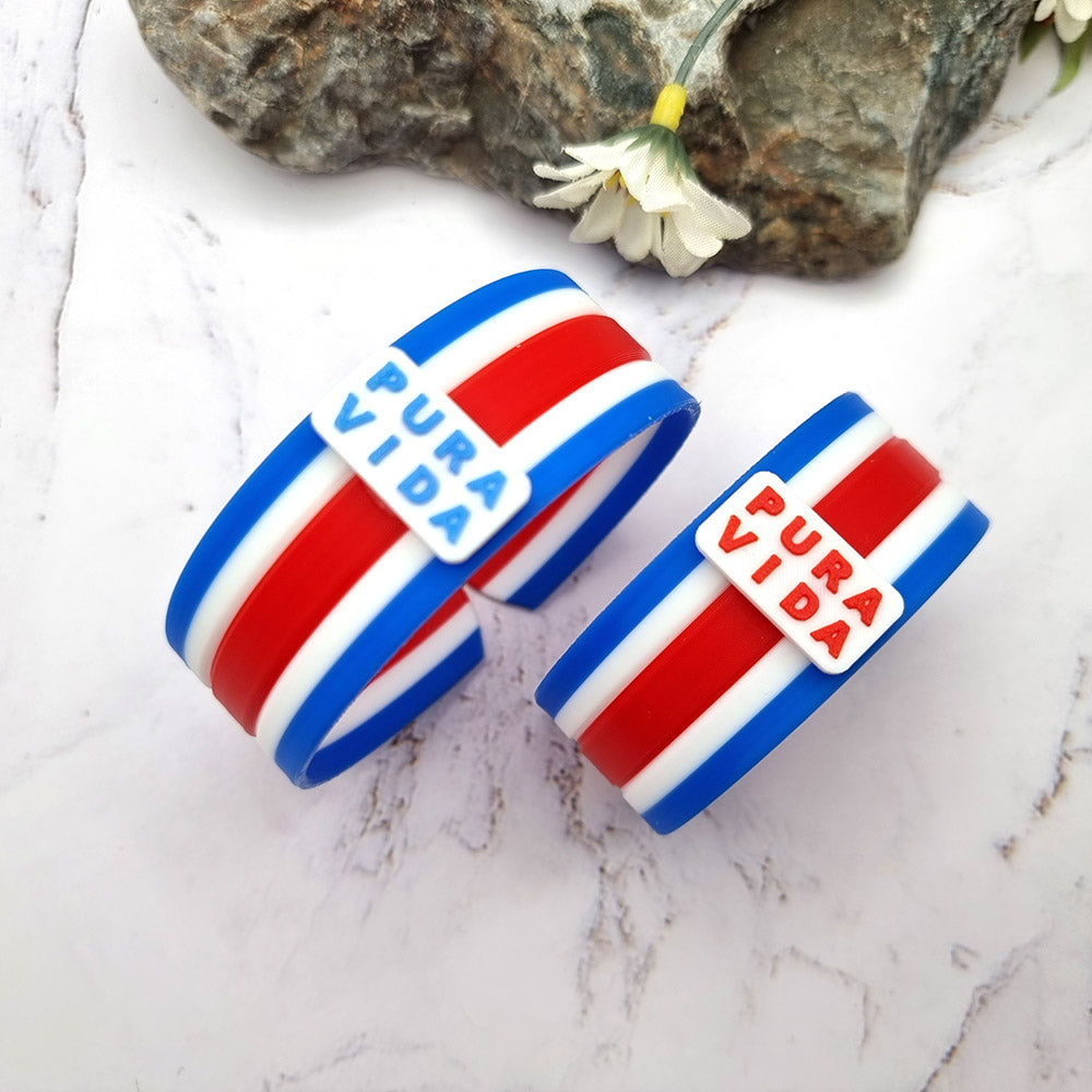 Duksel Design 3D printed Costa Rica flag bracelet