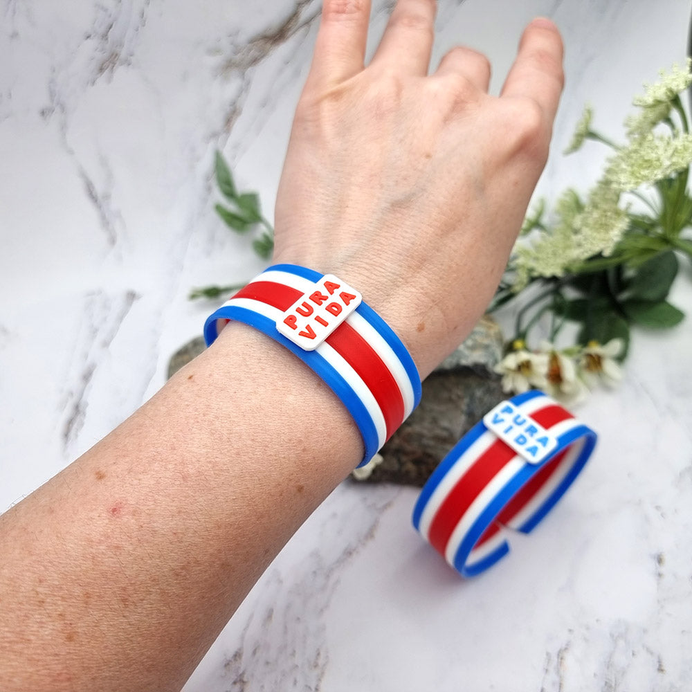 Duksel Design 3D printed Costa Rica flag bracelet