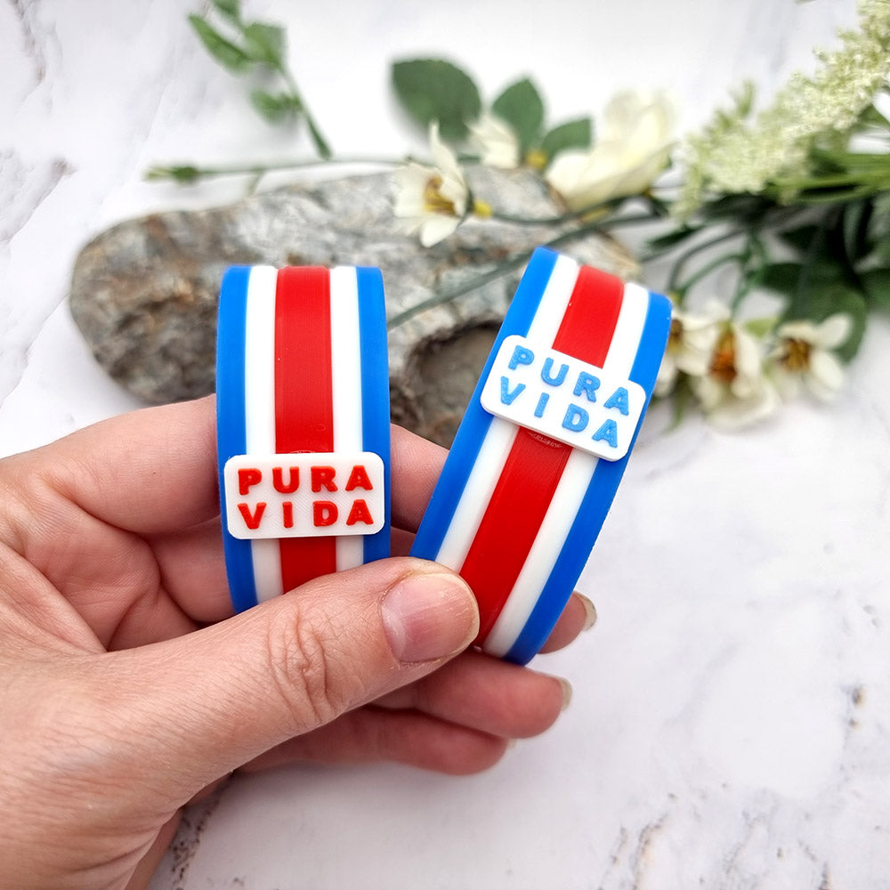 Duksel Design 3D printed Costa Rica flag bracelet